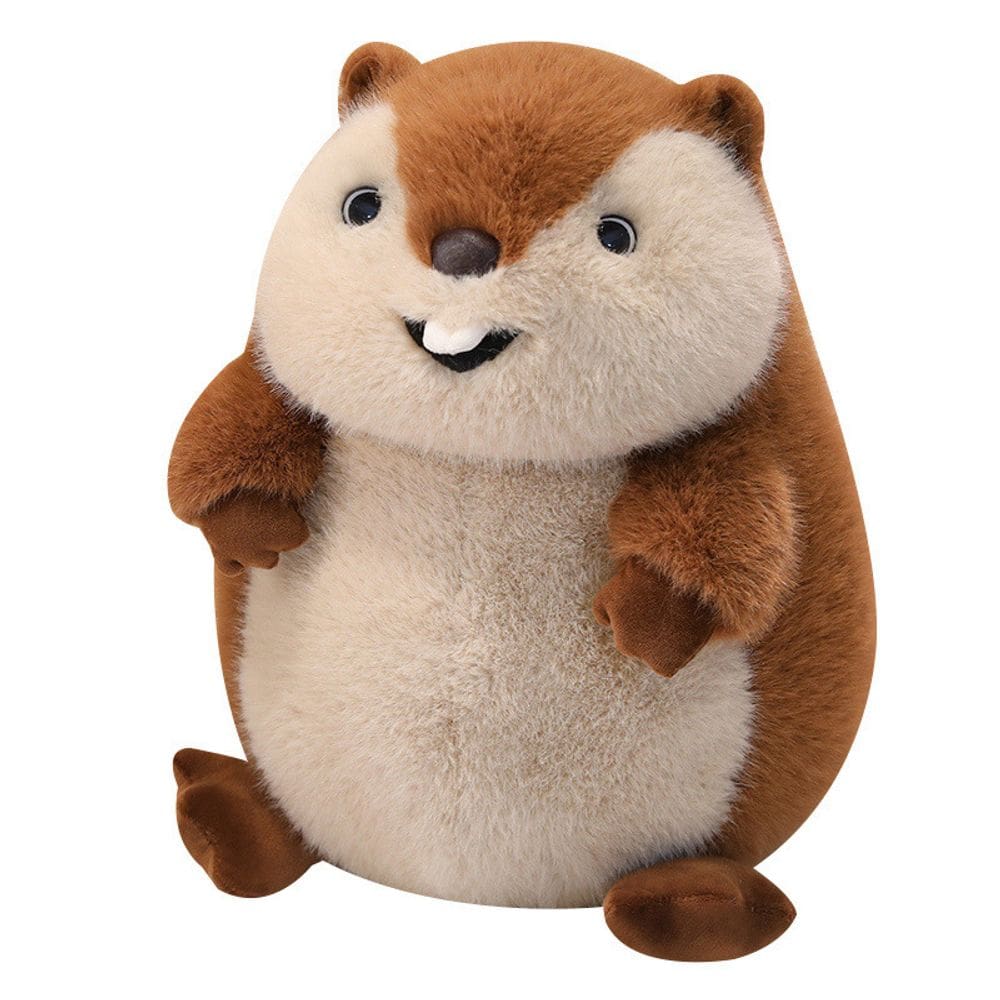 Brinquedo de pelúcia Groundhog 12 cm, fofo bicho de pelúcia de desenho animado
