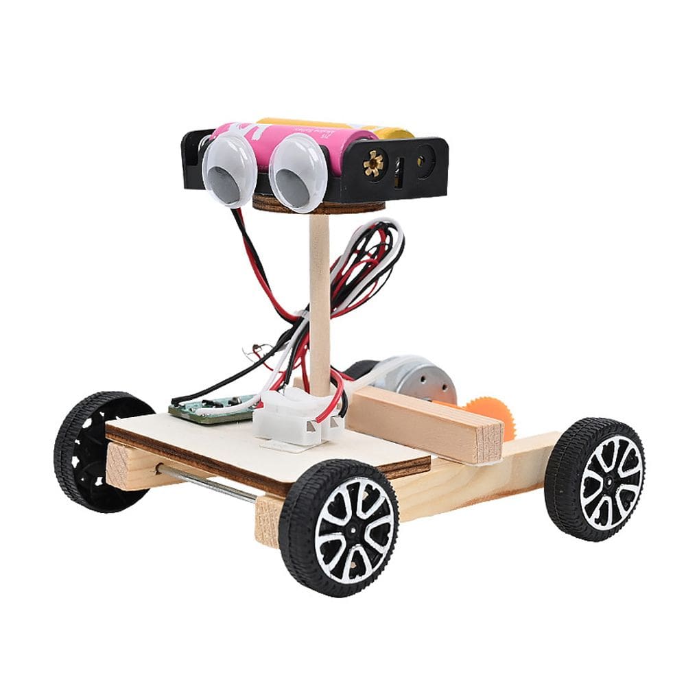 Kit de robótica STEM, faça você mesmo, experimentos científicos de carros controlados por voz