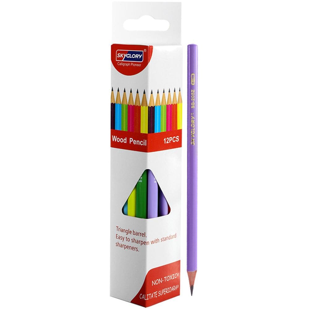 Conjunto de lápis Sketch, 4 peças de madeira — lápis de grafite premium