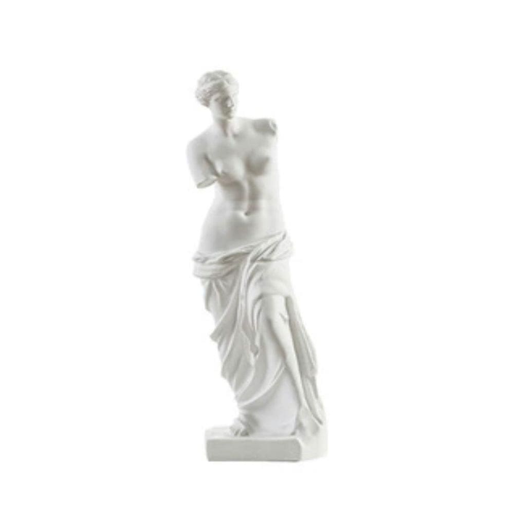 Escultura Estátua Venus de Milo em resina nórdica 29cm