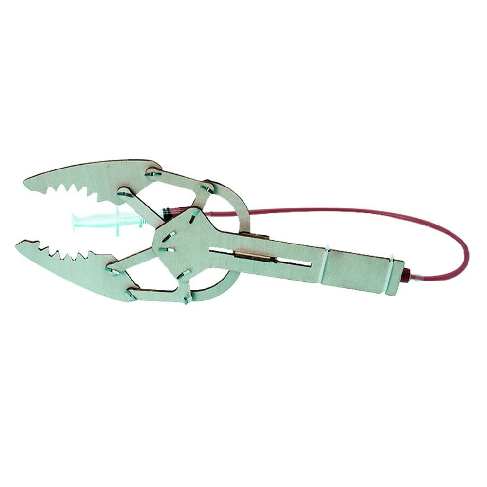 Kit de experimentos científicos Braço mecânico hidráulico de madeira