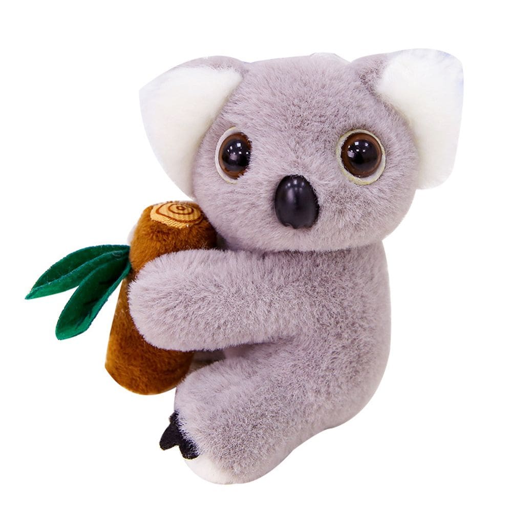 Boneca de pelúcia Koala, recheada macia com palito de eucalipto de 11 cm