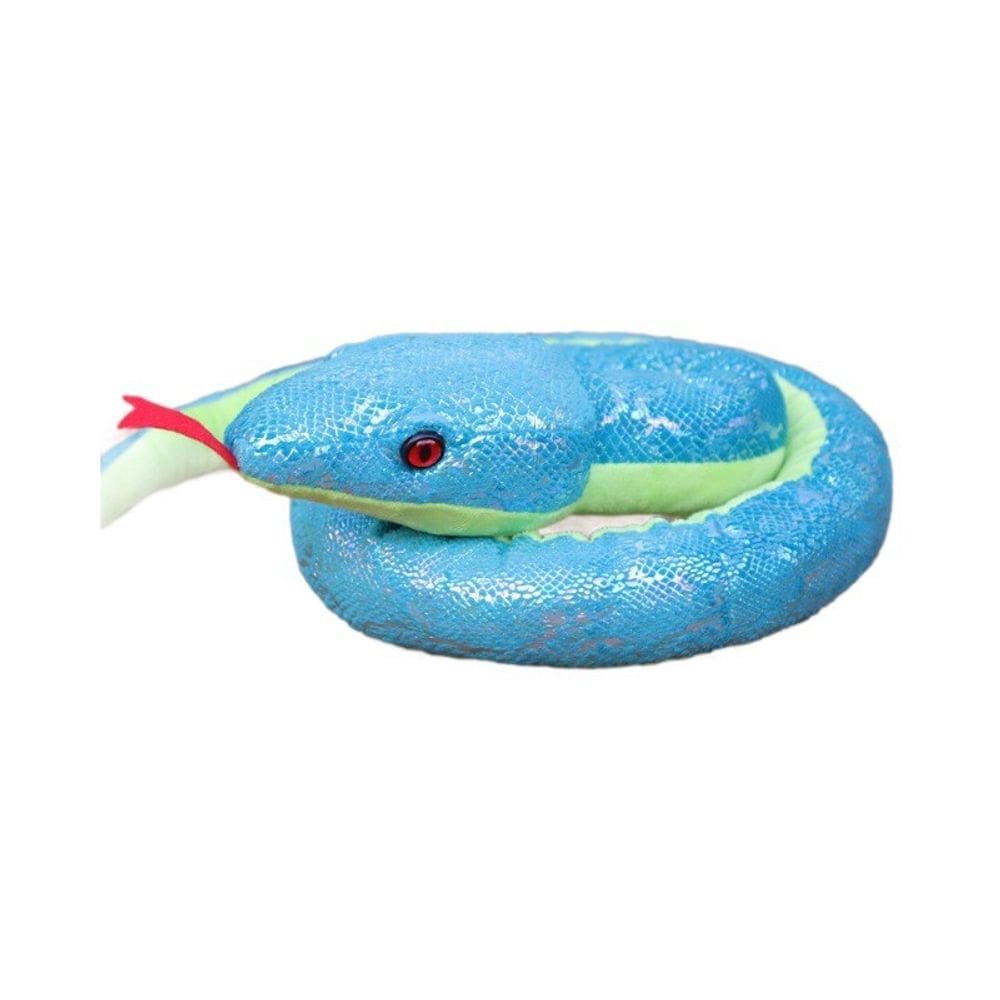 Brinquedo de pelúcia realista Blue Snake 170 cm de pelúcia