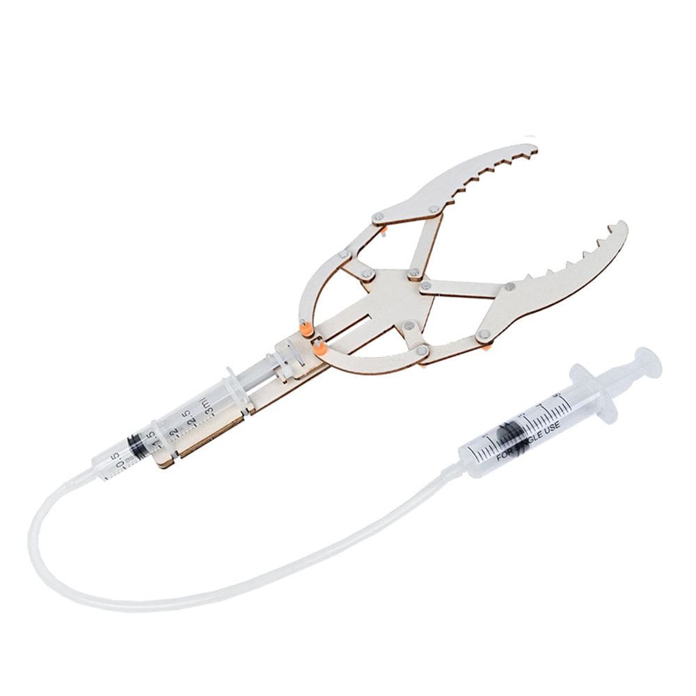Kit de garras mecânicas hidráulicas de madeira DIY STEM Science Expe