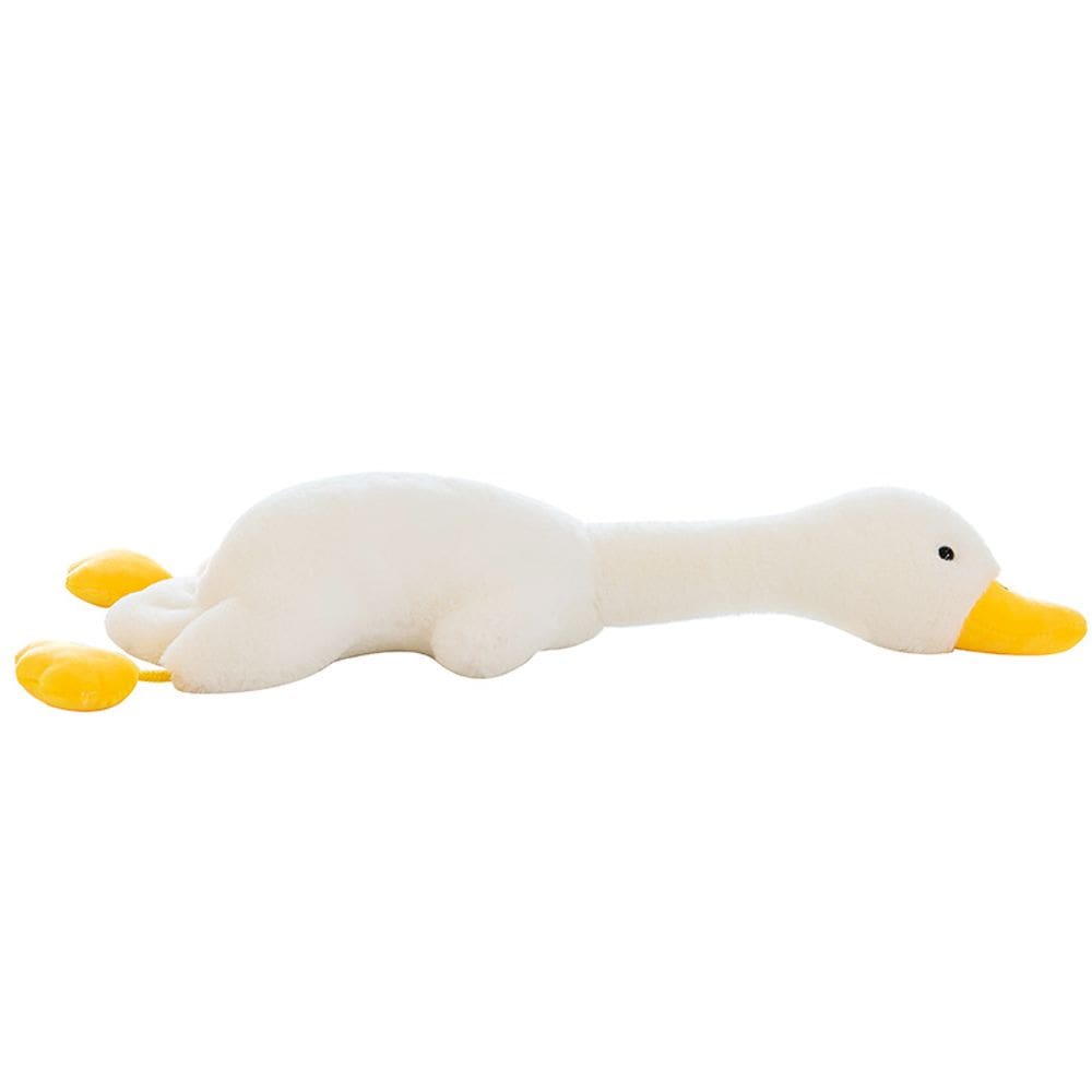 Brinquedo de pelúcia Squeaky Duck Doll, ganso branco de pelúcia, 60 cm