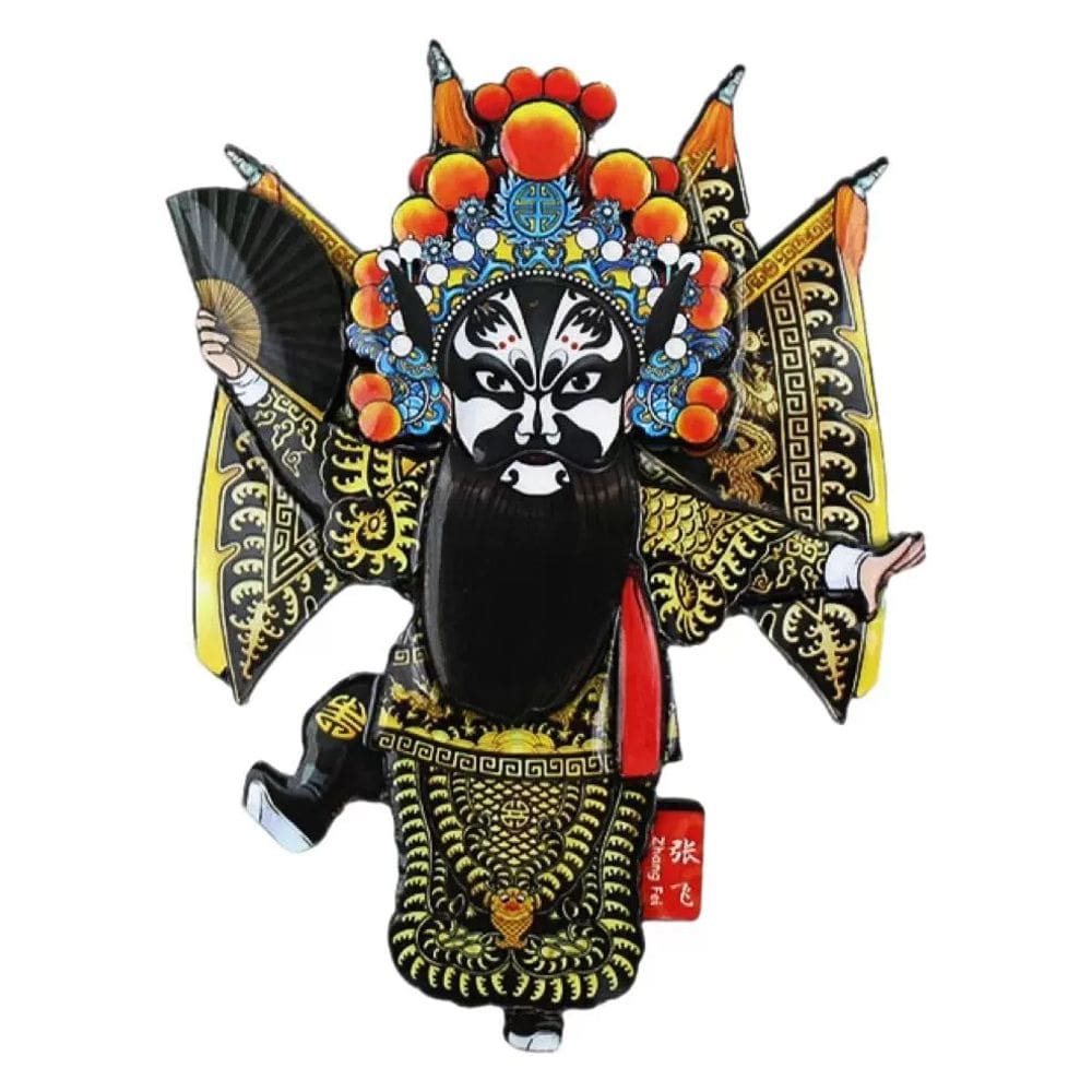 Máscara facial de ópera chinesa Chinese Opera Peking Opera Zhang Fei