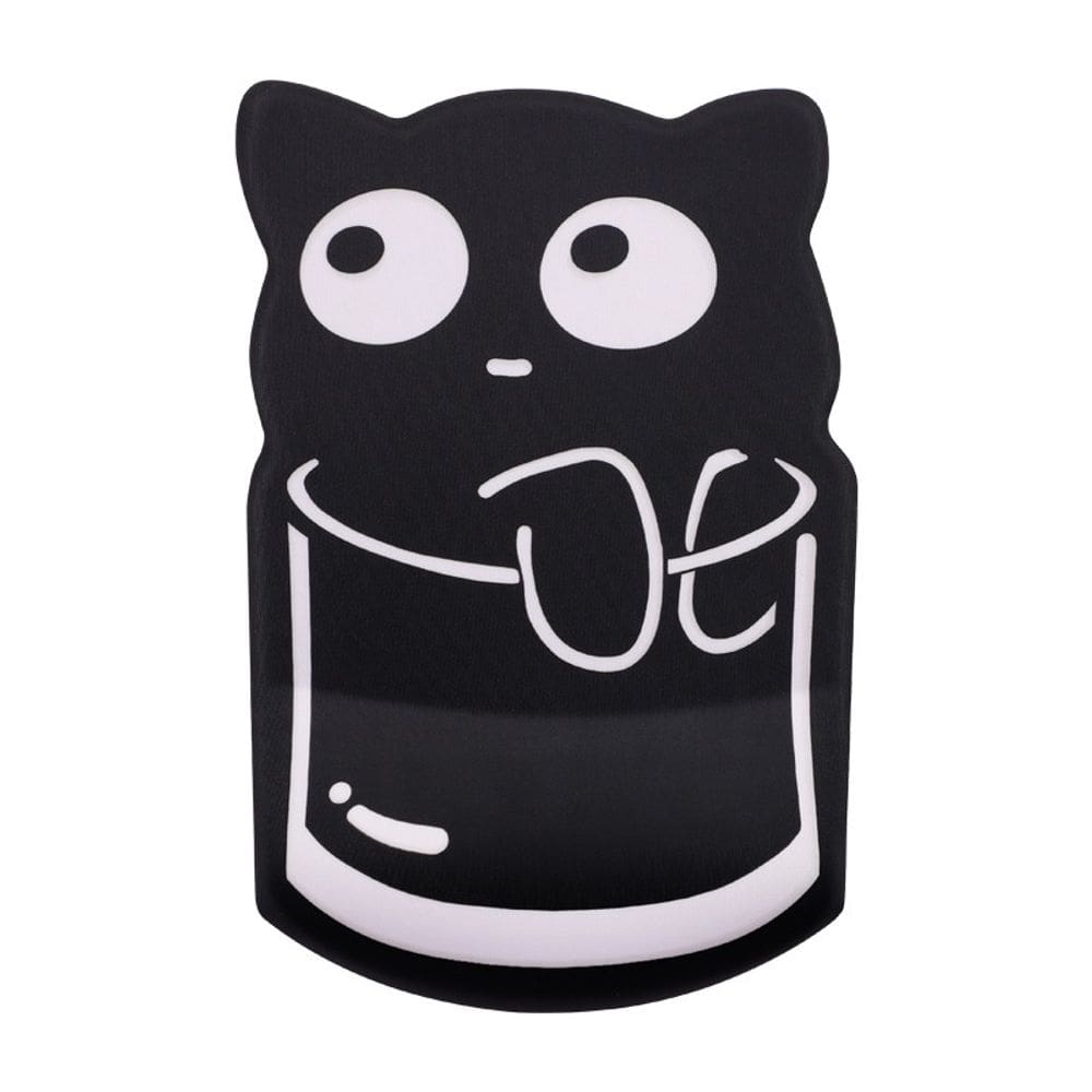 Mousepad Cute Bear Cup Cat Silicone com pulso de espuma viscoelástica