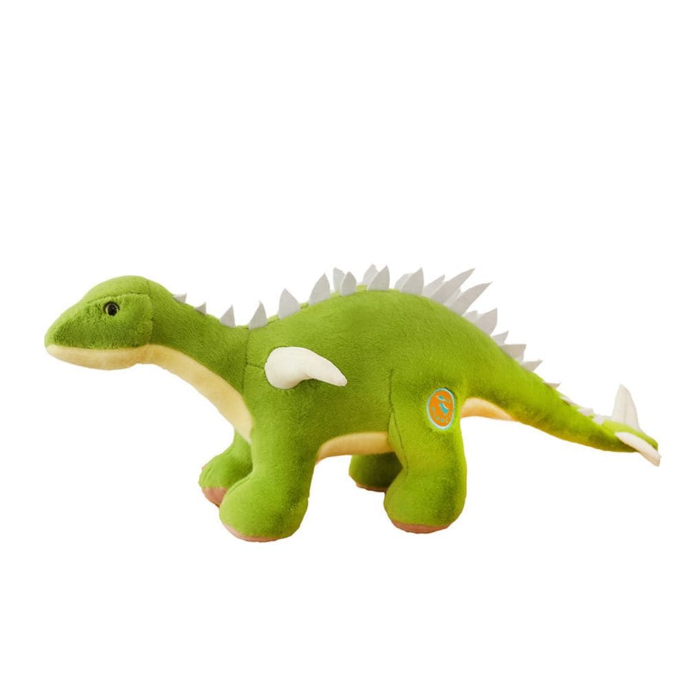 Boneca de dinossauro Stegosaurus de pelúcia com design de desenho animado de 75 cm