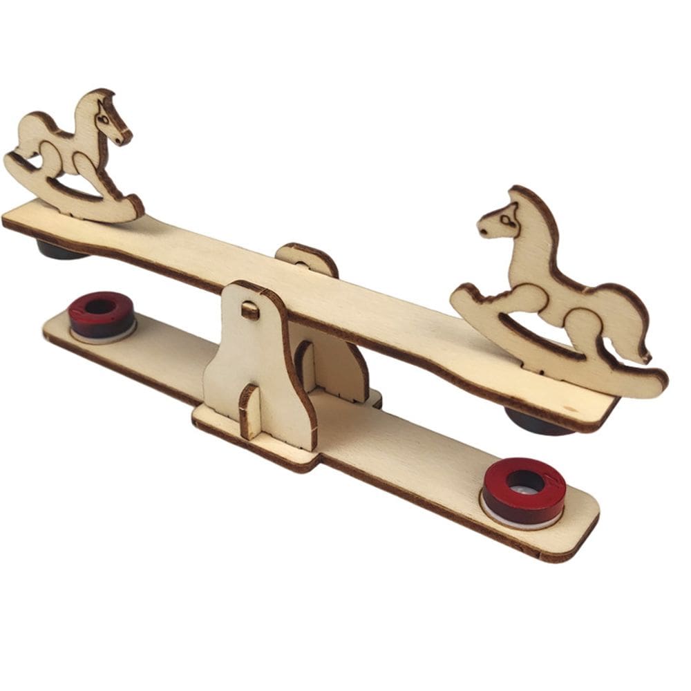 Kit de gangorra magnética de madeira STEM Science Experiments DIY