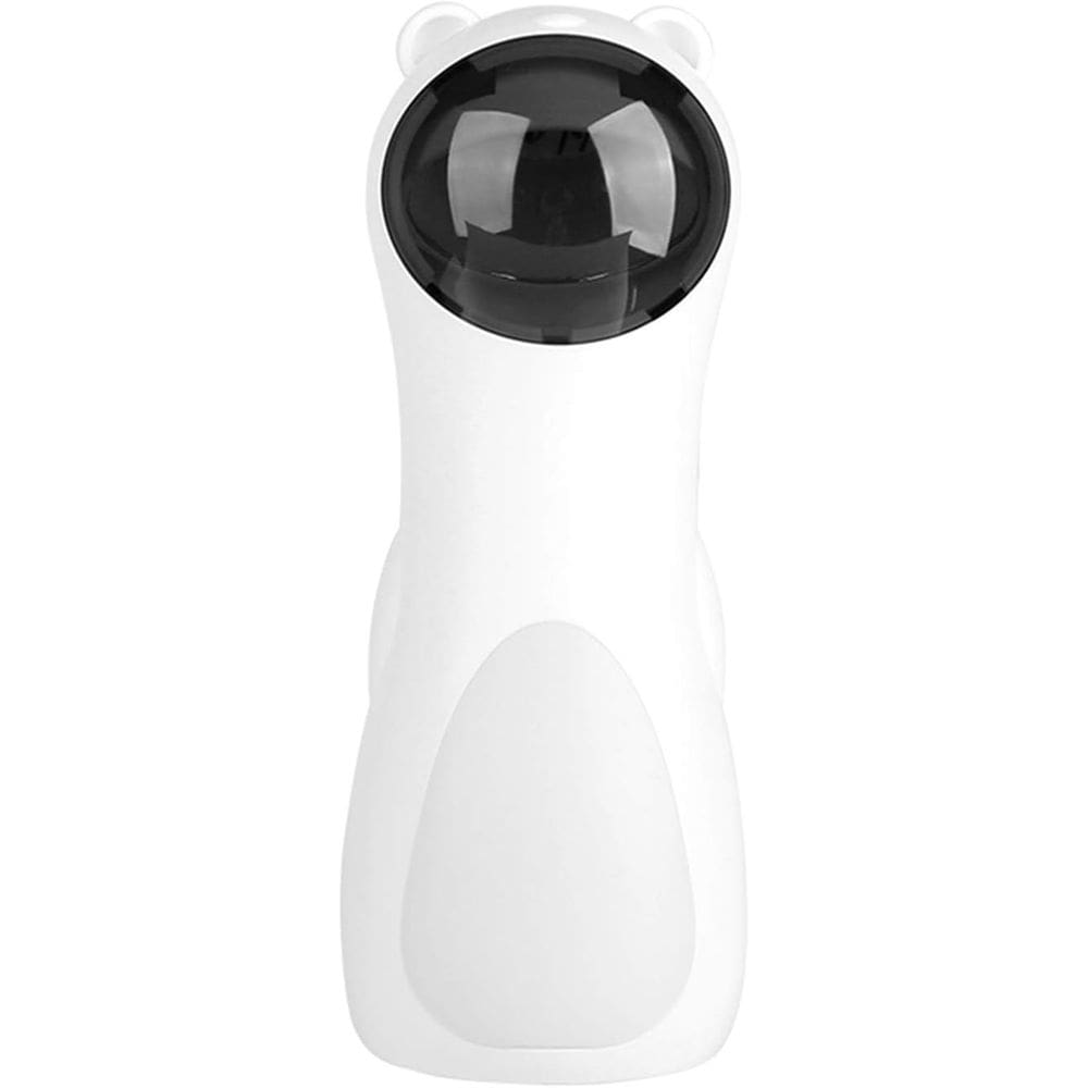 Brinquedo a laser giratório automático para gatos interativo branco