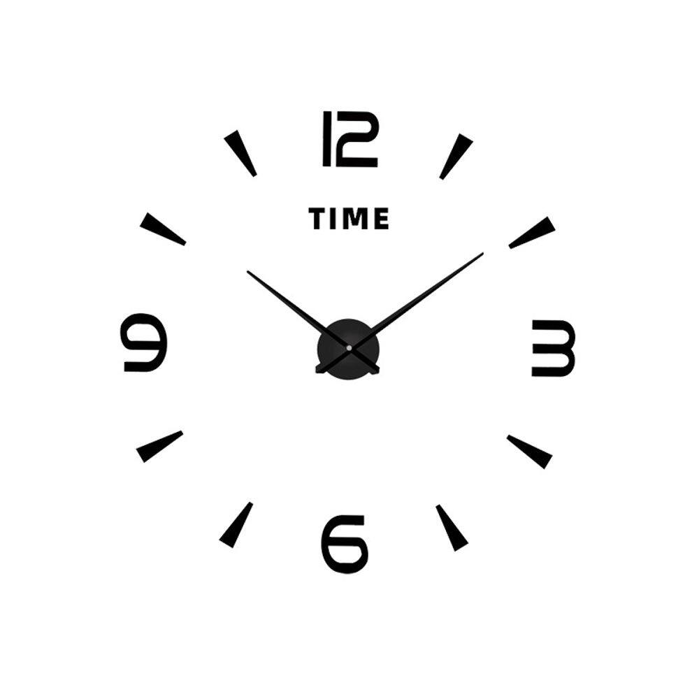 Relógio de parede minimalista, número 3D, acrílico moderno, 40x40cm