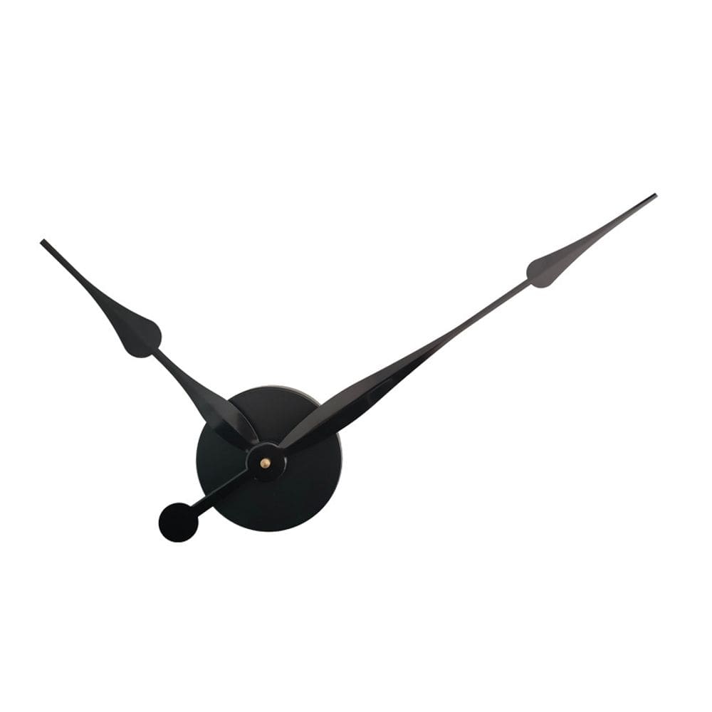 Relógio de parede moderno, minimalista, elegante, preto, metal 41cm