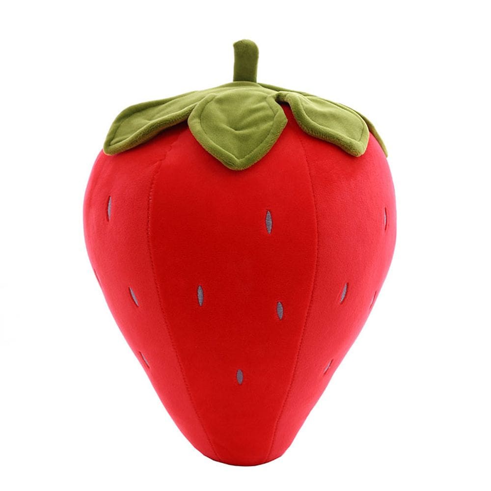 Boneca de frutas recheada de pelúcia, morango, 40 cm, desenho animado macio