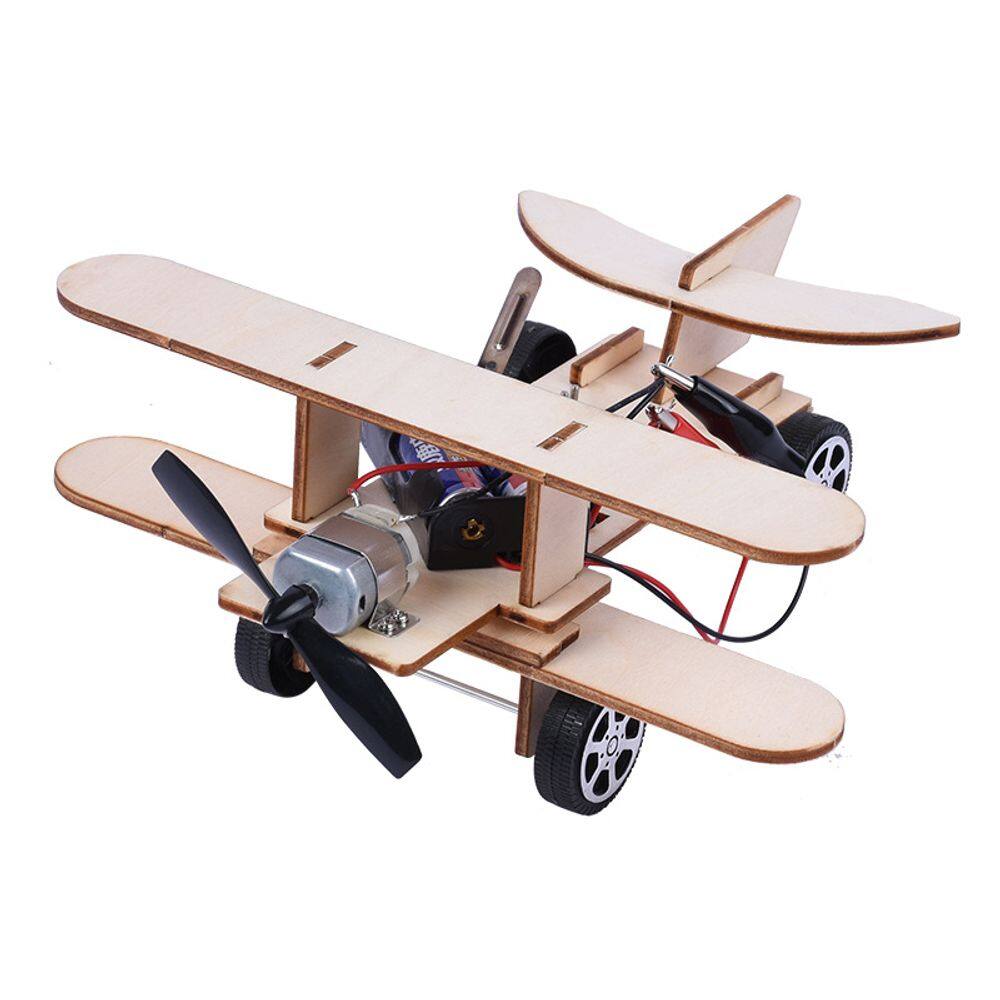 Kit de experimentos científicos de avião planador elétrico para crianças