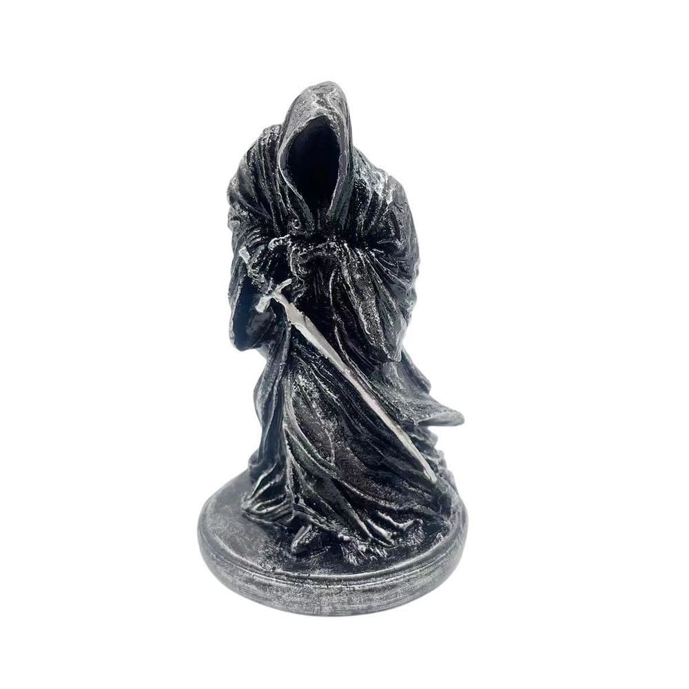 Escultura Dark Knight Ringwraith Resin 18cm - O Senhor dos Anéis