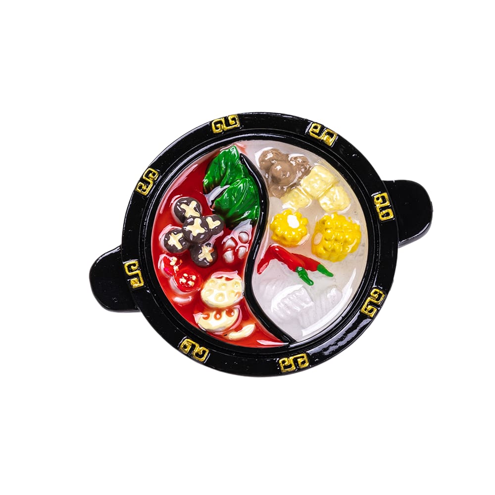 Conjunto de carne para churrasco 3D com ímãs de geladeira, 4 resinas, conjunto grelhado realista