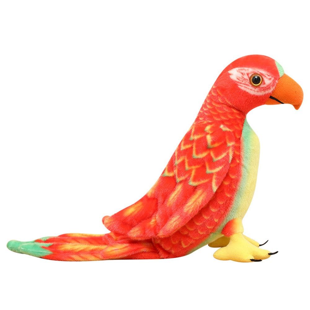 Brinquedo de pelúcia Parrot Doll Stuffed Cartoon Arara 50cm para crianças
