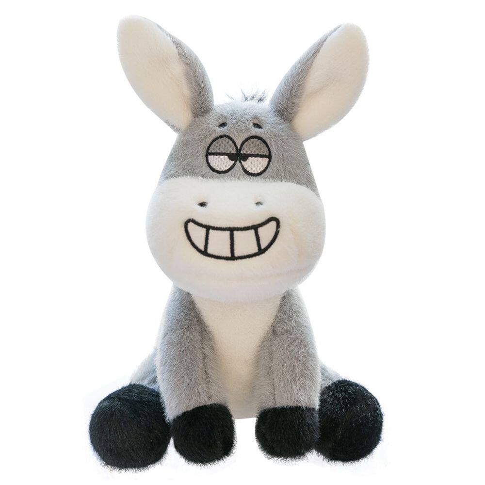 Boneca de pelúcia Donkey Toy Soft Stuffed Doll, desenho animado de 30 cm para crianças