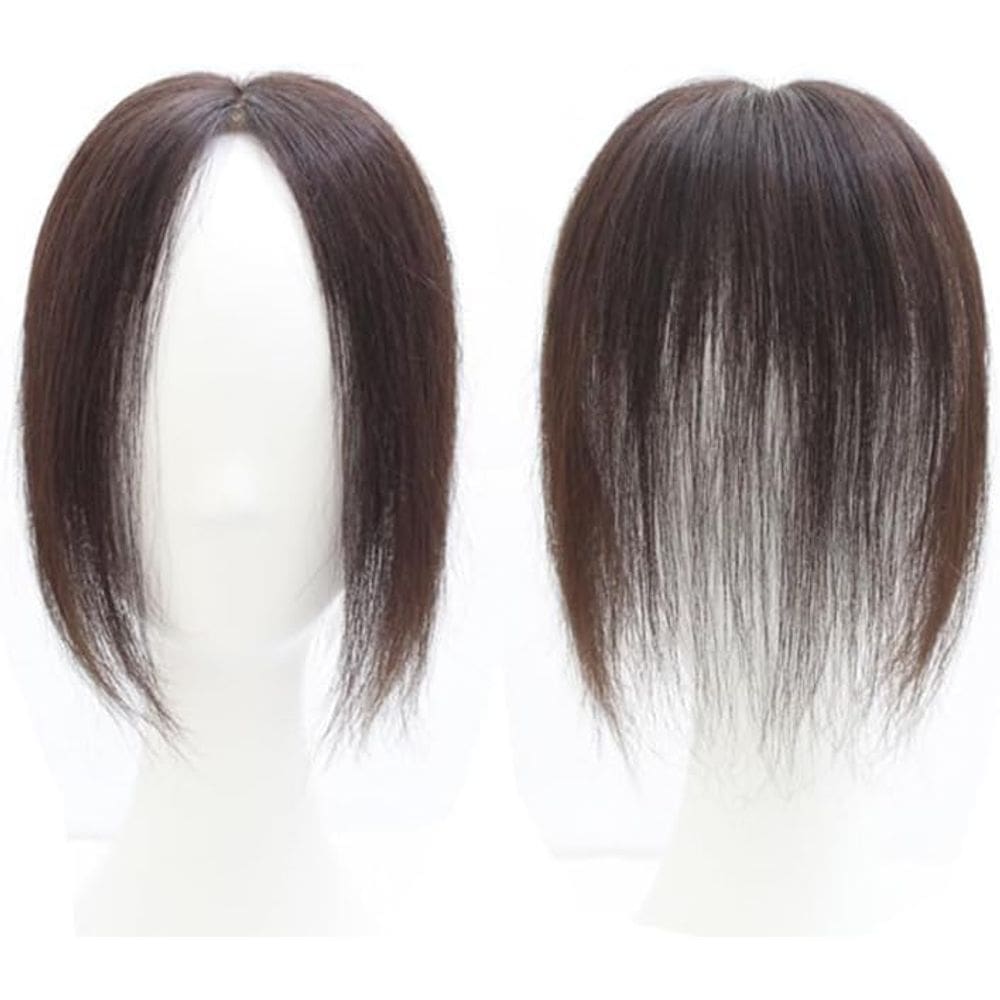 Topper de cabelo 30cm reto 100% Remy Human Hair para mulheres