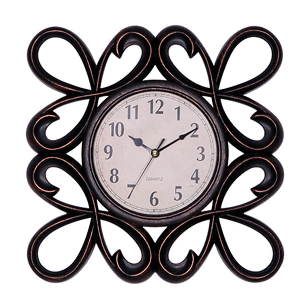 Relógio de parede Relógio de quartzo criativo de estilo europeu de 10 polegadas