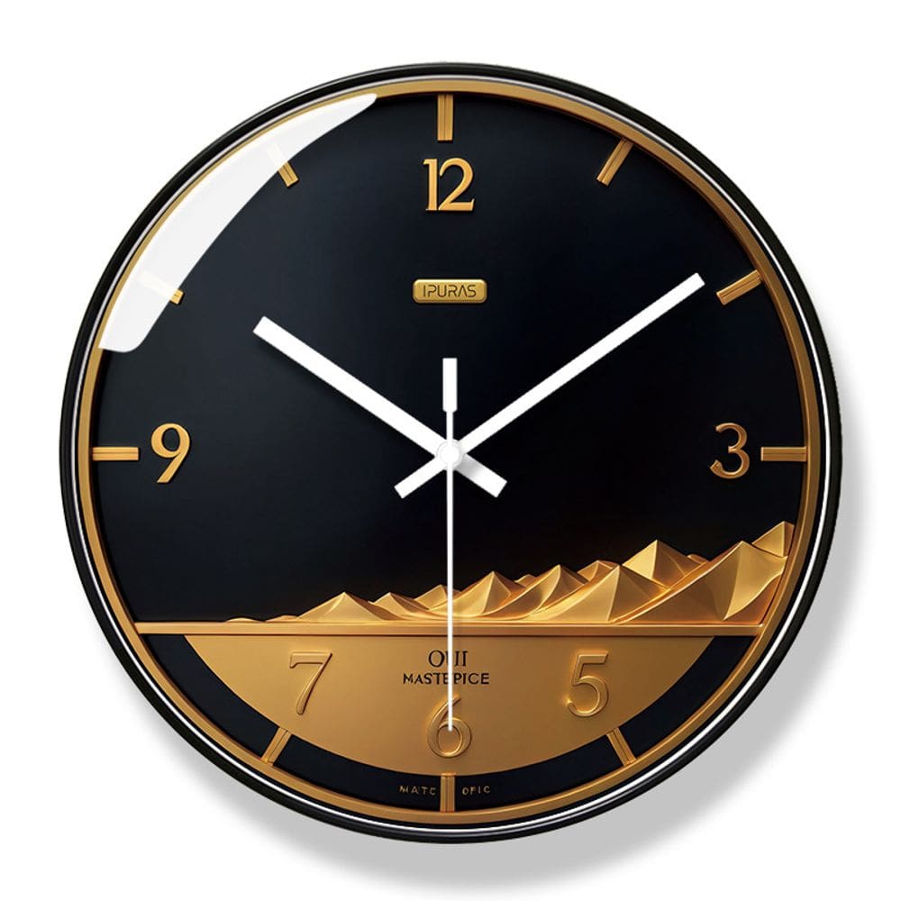 Relógio de parede Modern Creative Non-Ticking Silent 30cm