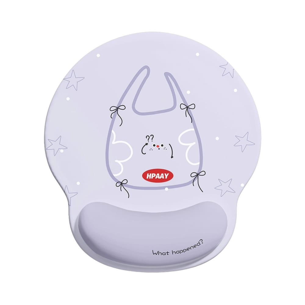 Mouse Pad Cute Rabbit com apoio de pulso 18,8 cm x 22,7 cm