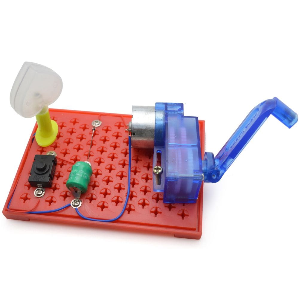 Modelo de gerador de manivela do kit de experimentos científicos STEM