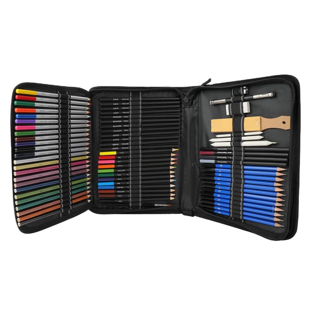 Conjunto de lápis Sketch Professional de 56 peças com estojo