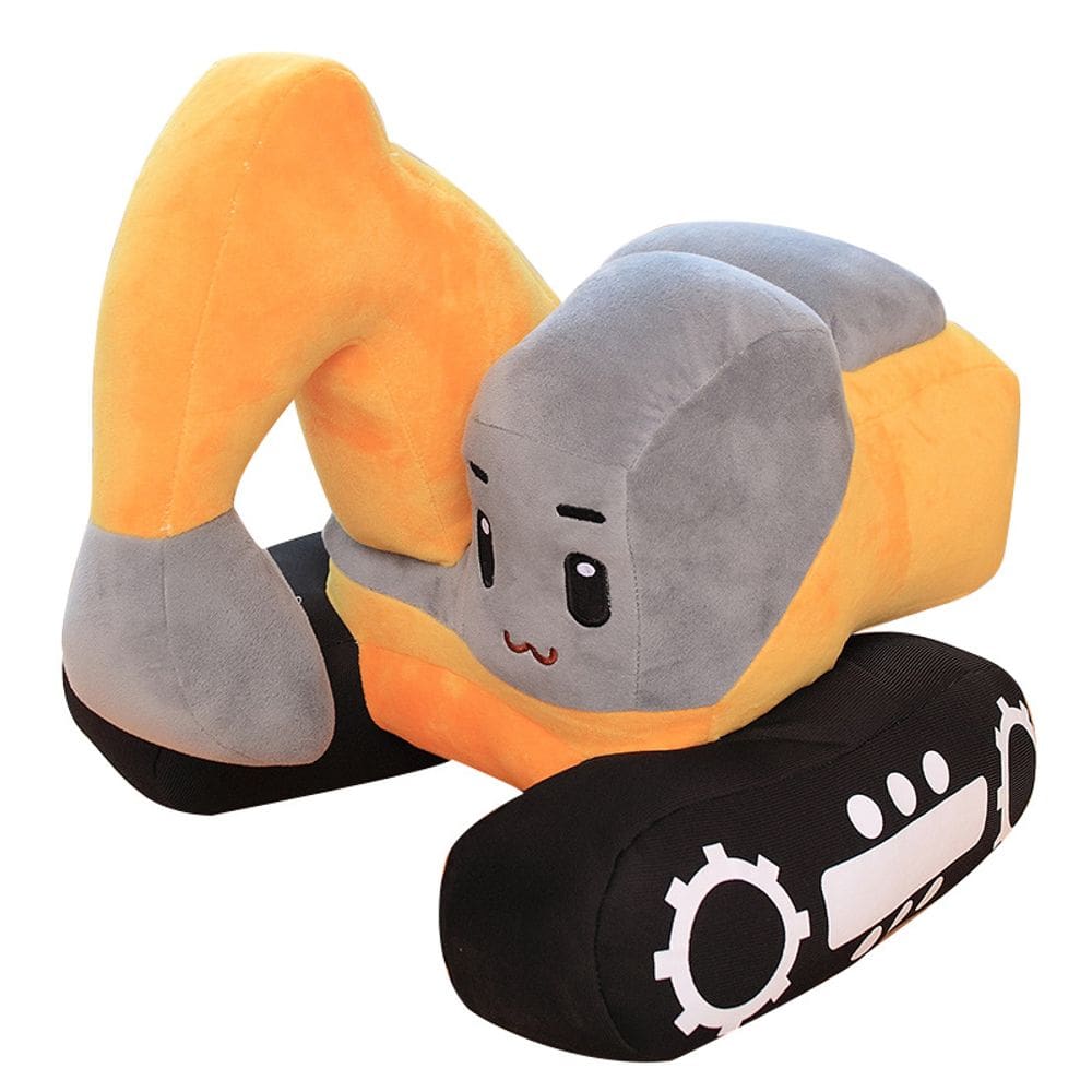 Plush Toy Doll Soft Cartoon Excavator Stuffed Constru 26 cm