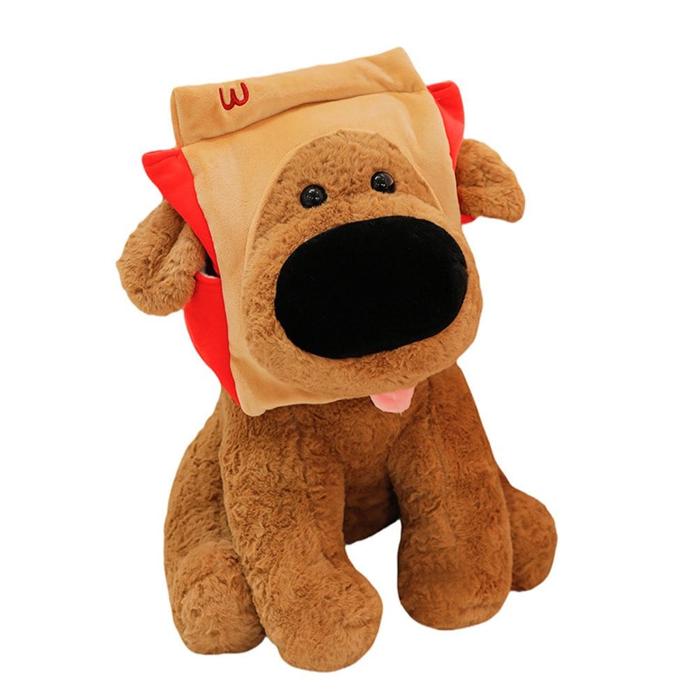 Brinquedo de pelúcia para cães, nariz grande, boneca fofa de desenho animado de pelúcia, 35 cm
