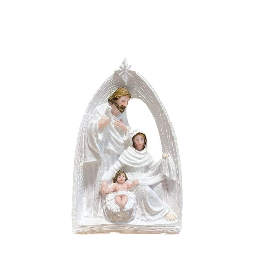 Estátuas do Presépio Estatuetas de resina da Sagrada Família 17,5 cm - 269 g