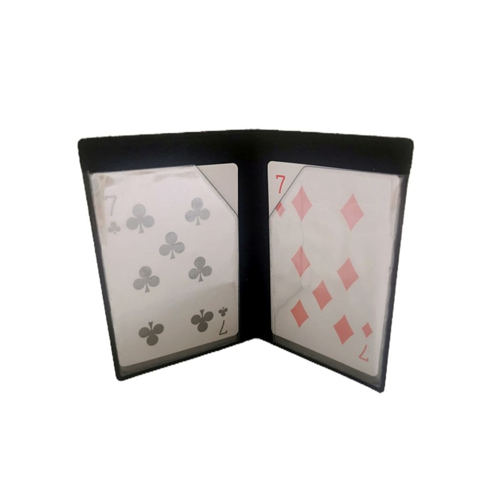 Ilusão de cartão de previsão dupla Magic Print Vanish Trick