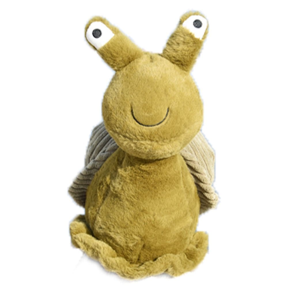 Boneca de brinquedo de pelúcia, bicho de pelúcia macio, desenho animado, caracol, 28 cm