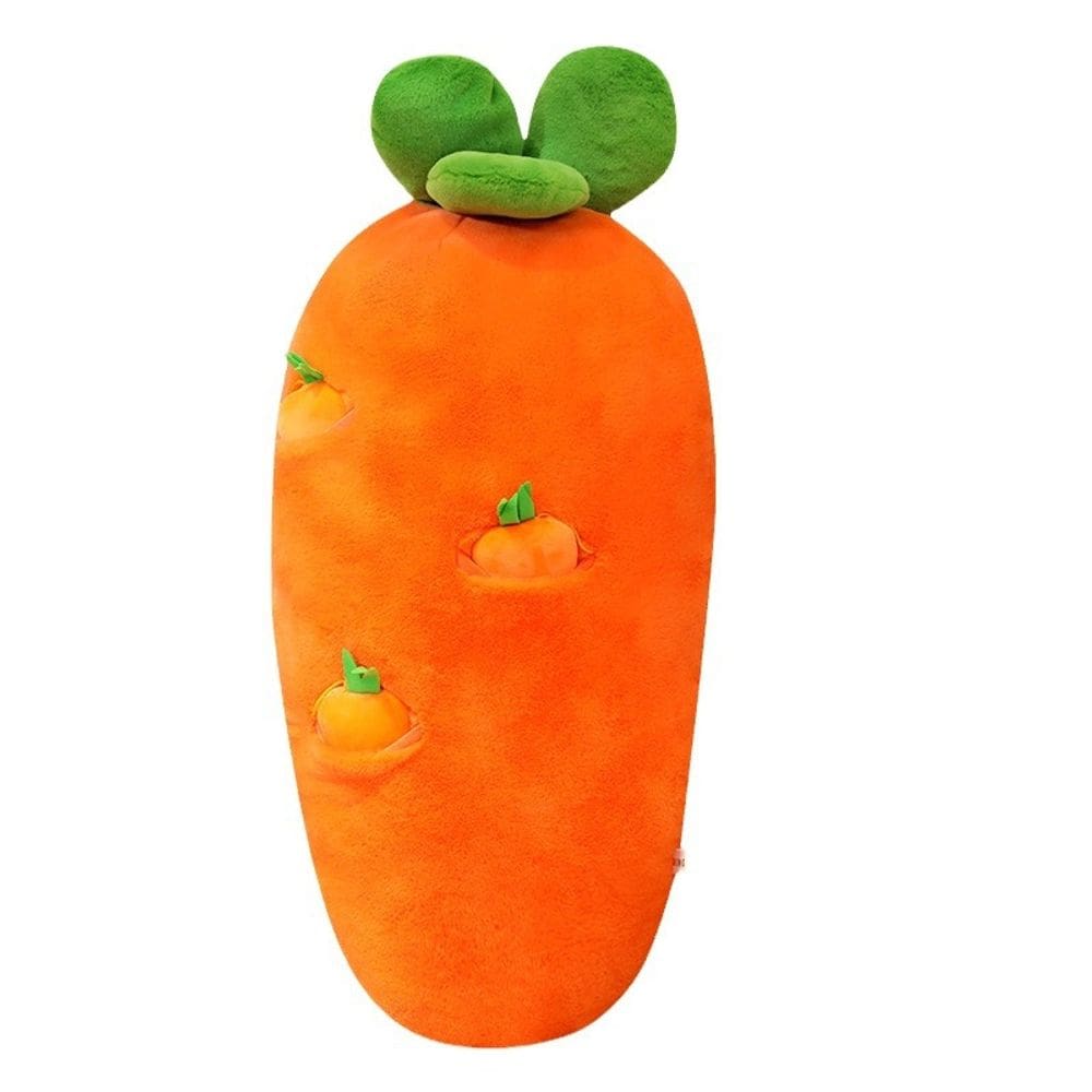 Boneca de pelúcia com vegetais recheados com cenoura de 60 cm para crianças e adultos