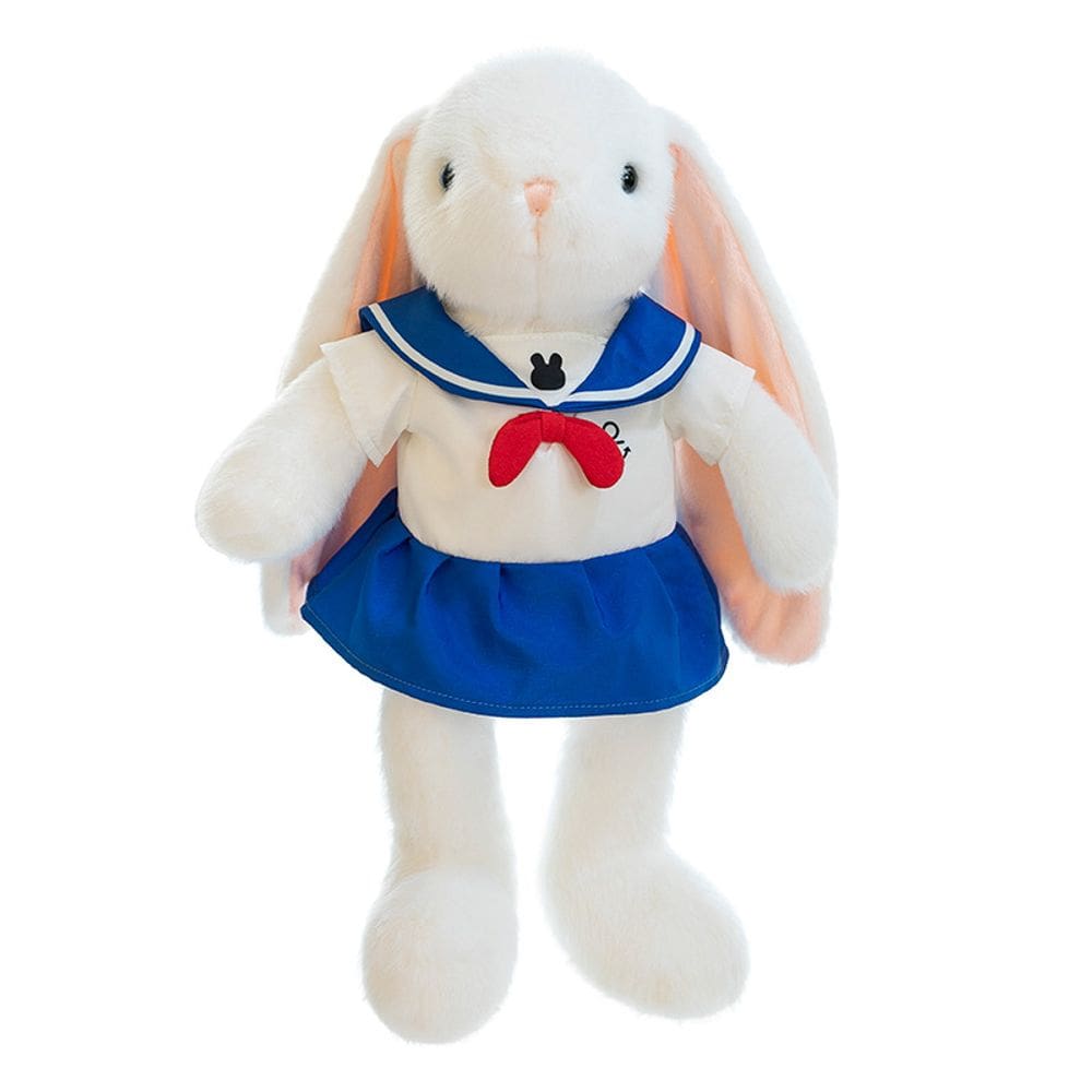 Boneca de desenho animado de pelúcia Toy Bunny azul marinho 35cm