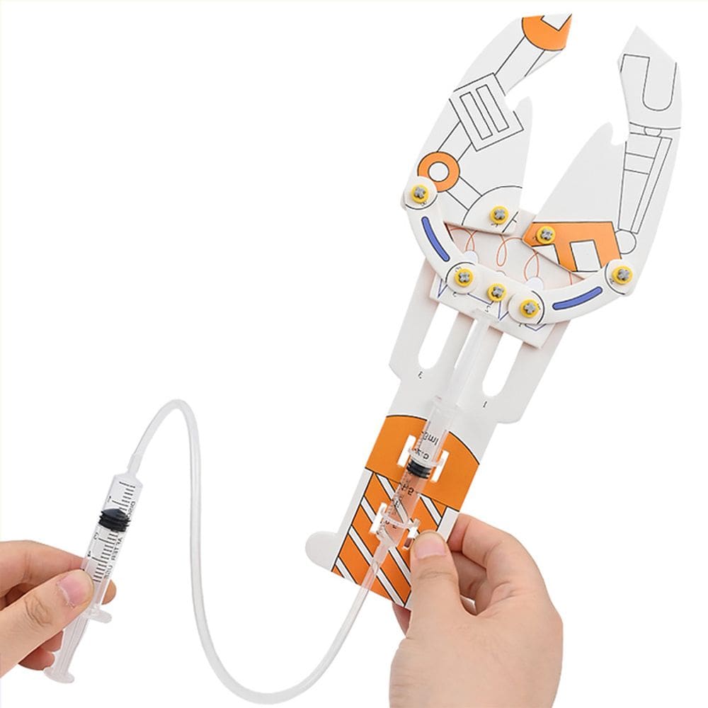 Kit de experimentos científicos STEM (mão hidráulica e mecânica)