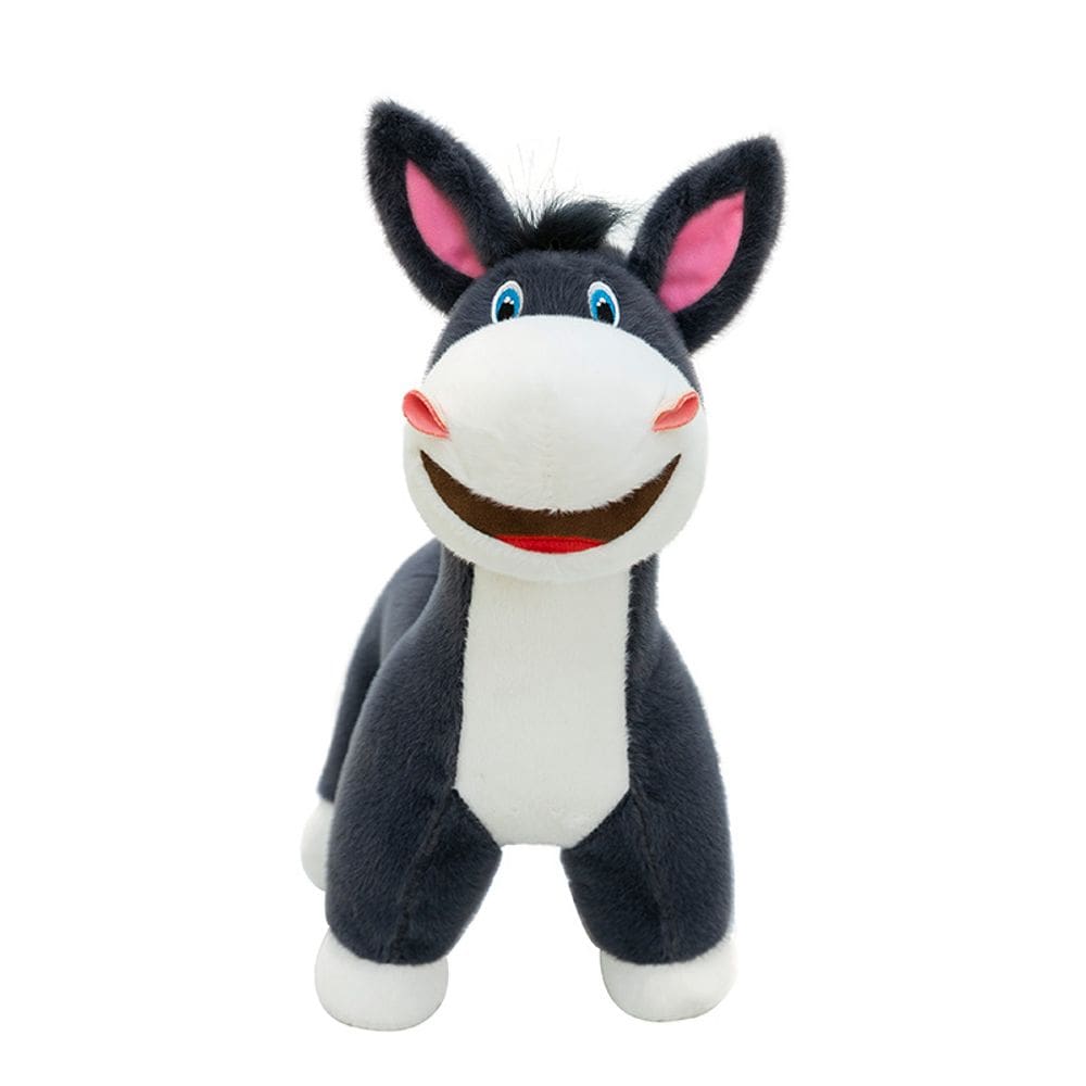 Boneca de pelúcia Donkey Toy, design de desenho animado de 45 cm