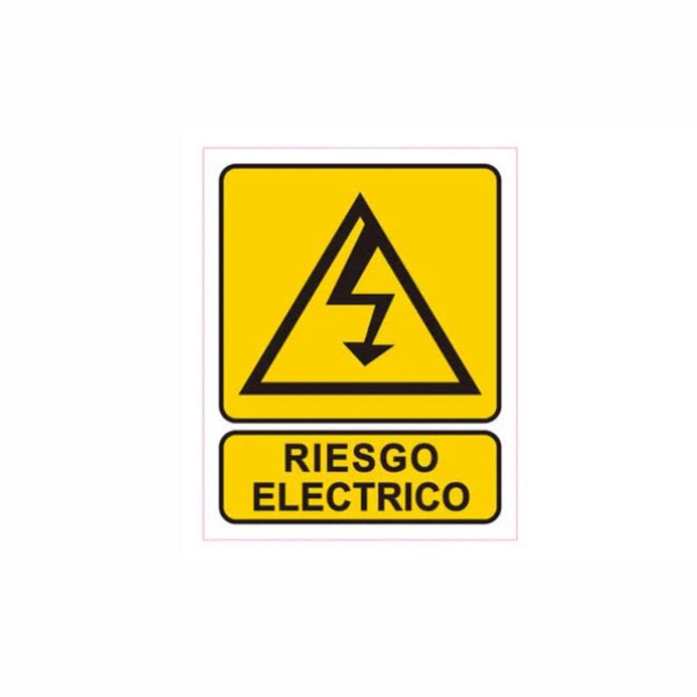 Adesivo de aviso: PVC autoadesivo de risco elétrico