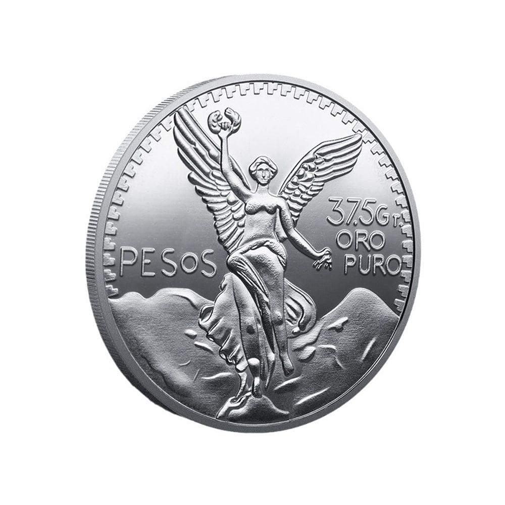 Moeda comemorativa Mexico Angel Independence Monument Gold