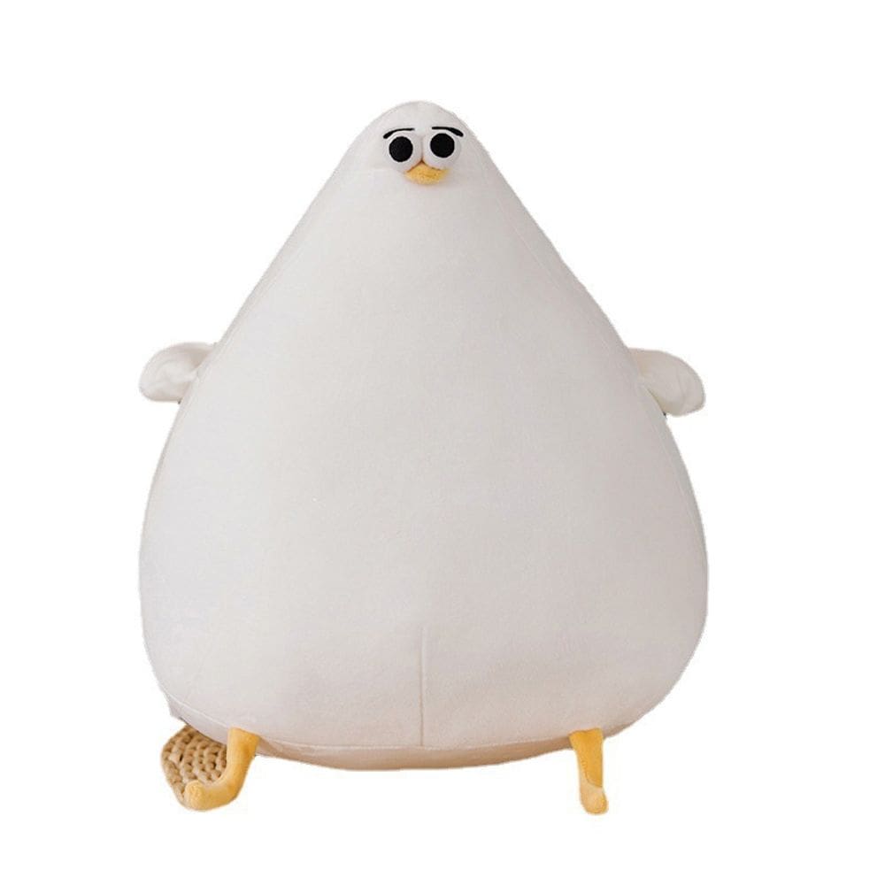 Boneca de pelúcia Cartoon Seagull 38 cm Soft Stuffed Fat Bird