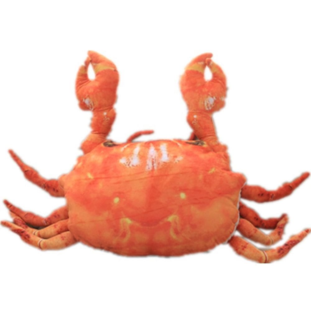 Brinquedo de pelúcia, caranguejo realista, 58x60 cm, bicho de pelúcia macio