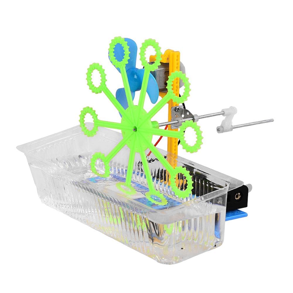 Máquina de bolhas DIY para experiências científicas STEM para crianças