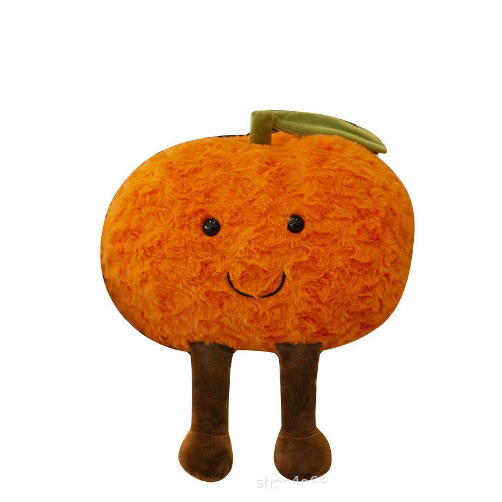 Brinquedo de pelúcia, boneca de frutas, desenho animado, laranja, 15 cm