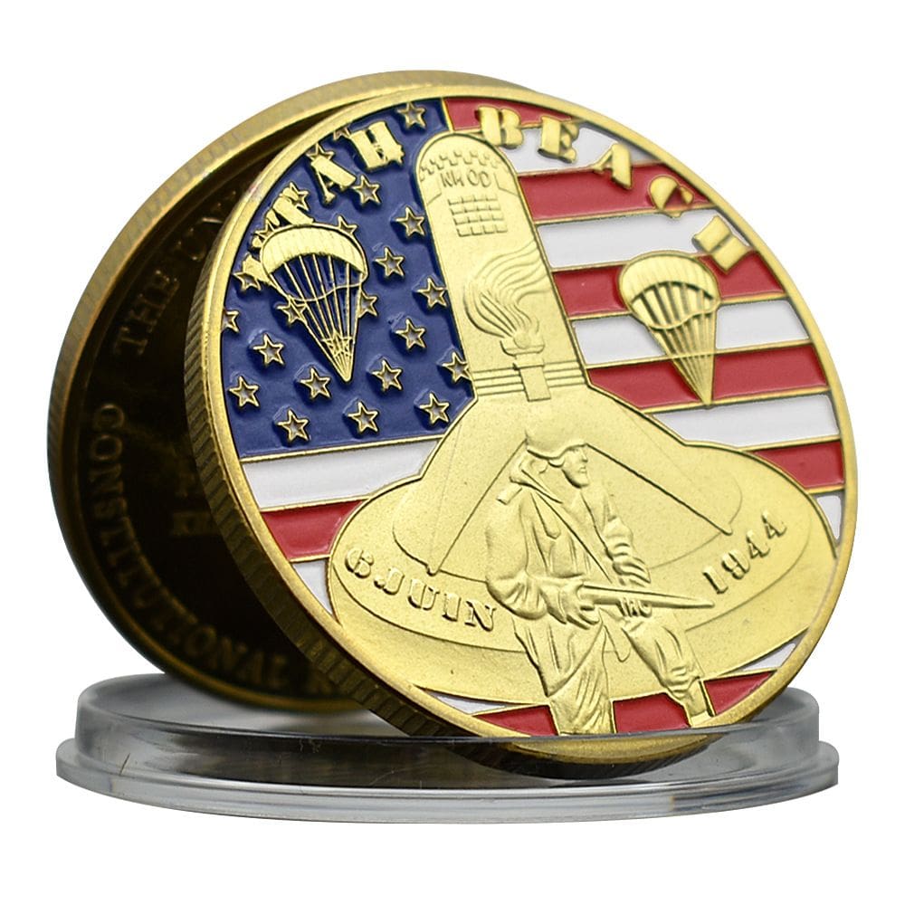 Moeda Comemorativa da Invasão da Normandia, Desembarque do Dia D em 1944