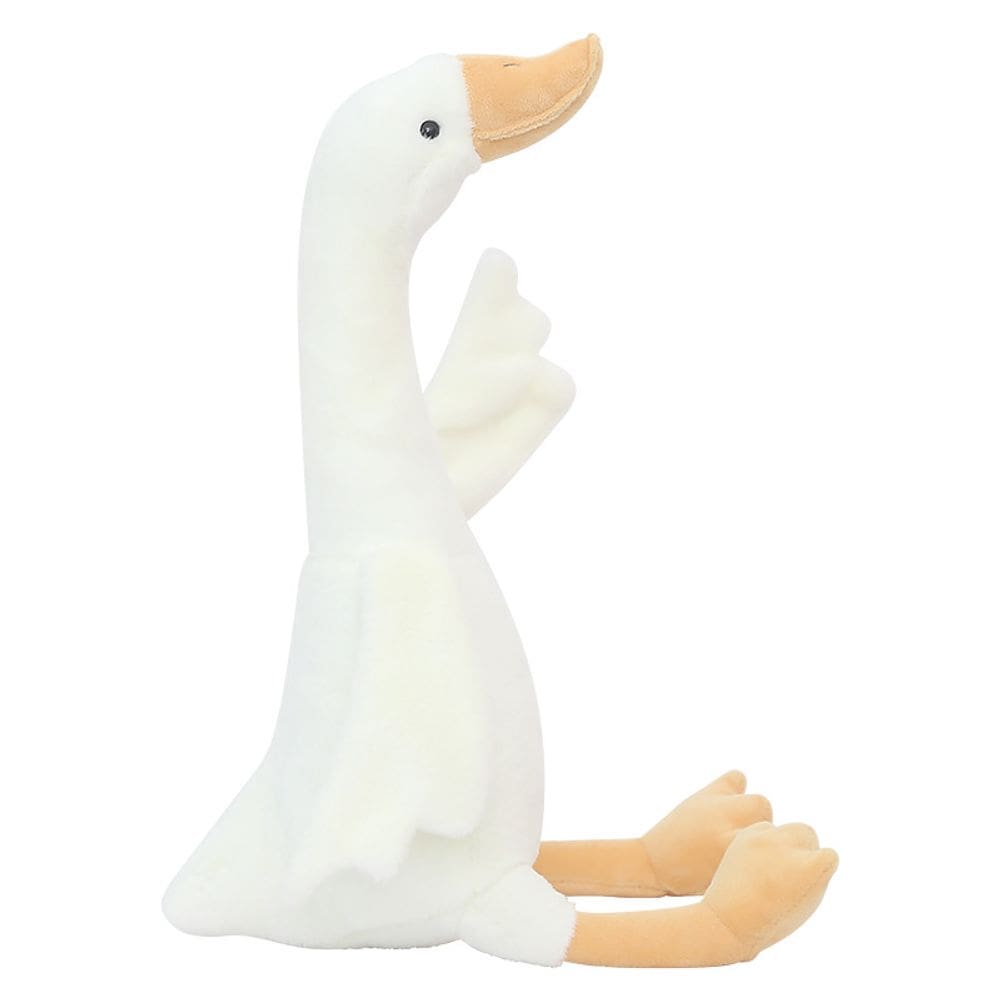 Brinquedo de pelúcia Swan Cute Soft Stuffed White Goose 40cm