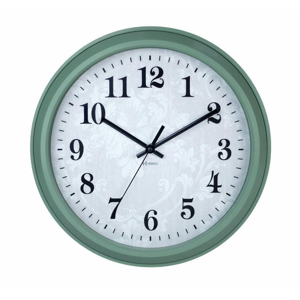 Relógio De Parede Verde Sálvia Herweg 660142