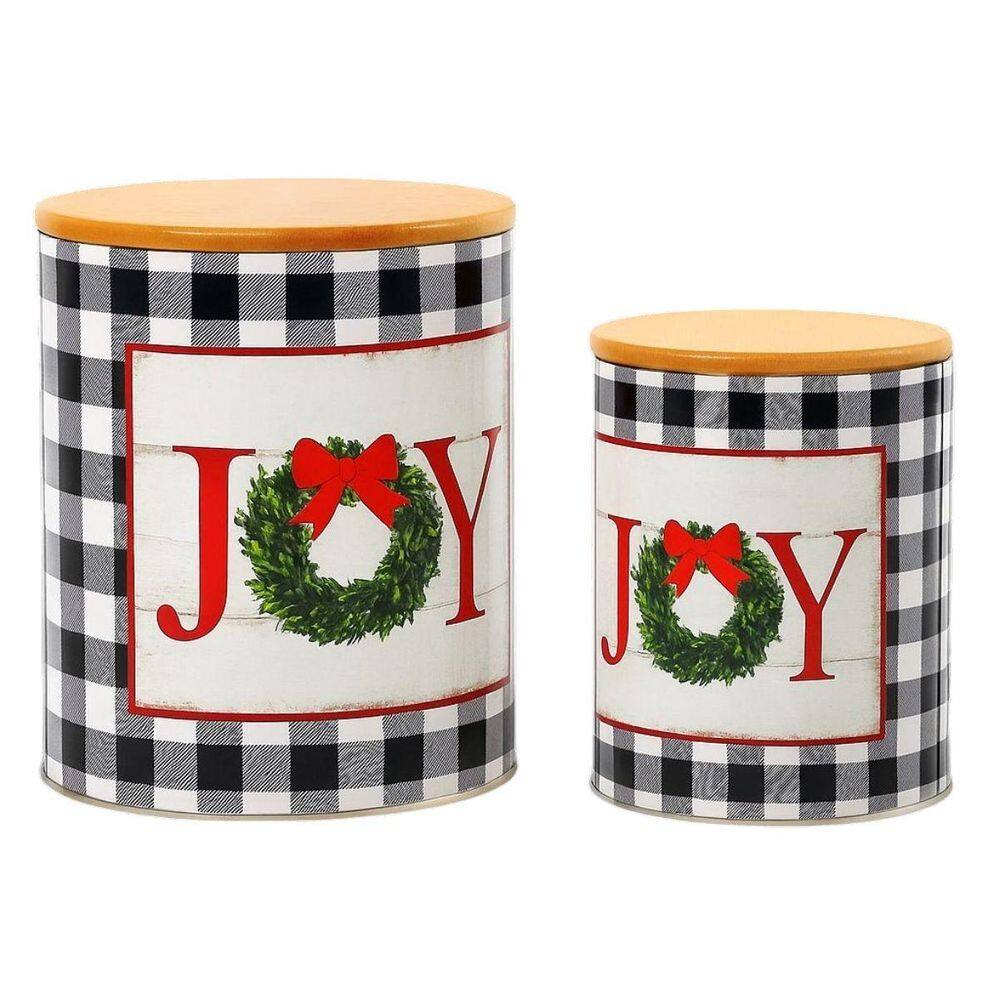 Pote De Metal Joy Xadrez 2Un 1113804