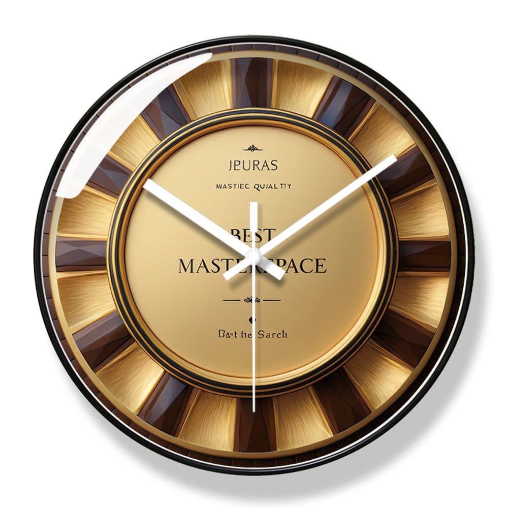 Relógio de parede Creative Vintage Silent Non-Ticking 30cm