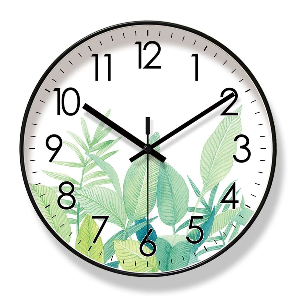 Relógio de parede moderno, minimalista, silencioso, sem tique-taque, 30 cm