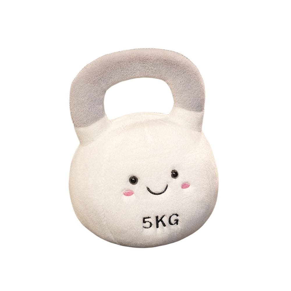 Boneca de pelúcia com halteres de pelúcia Kettlebell Toy 140 g 23 cm